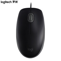 有线鼠标 罗技鼠标 Logitech M100r 大手 办公鼠标