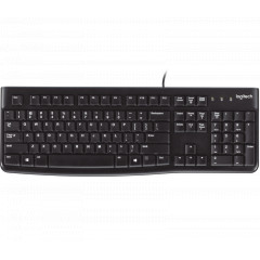 有线键盘 罗技键盘（Logitech）K120 办公键盘 全尺寸 黑色
